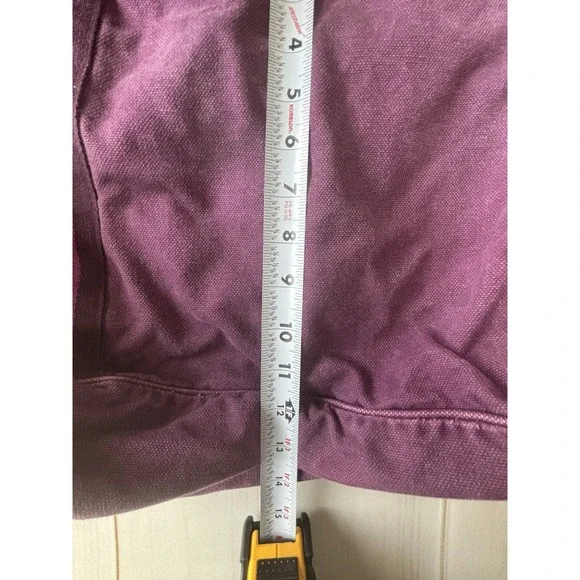 Vera Bradley Colorblock Canvas Tote Crazy Plum Purple Paisley Large 0632 - Picture 8 of 11